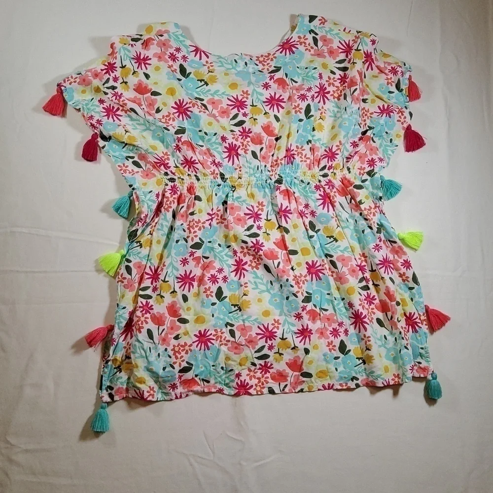Cat & Jack Girls Pool, Beach, Swimsuit Cover Up Size M